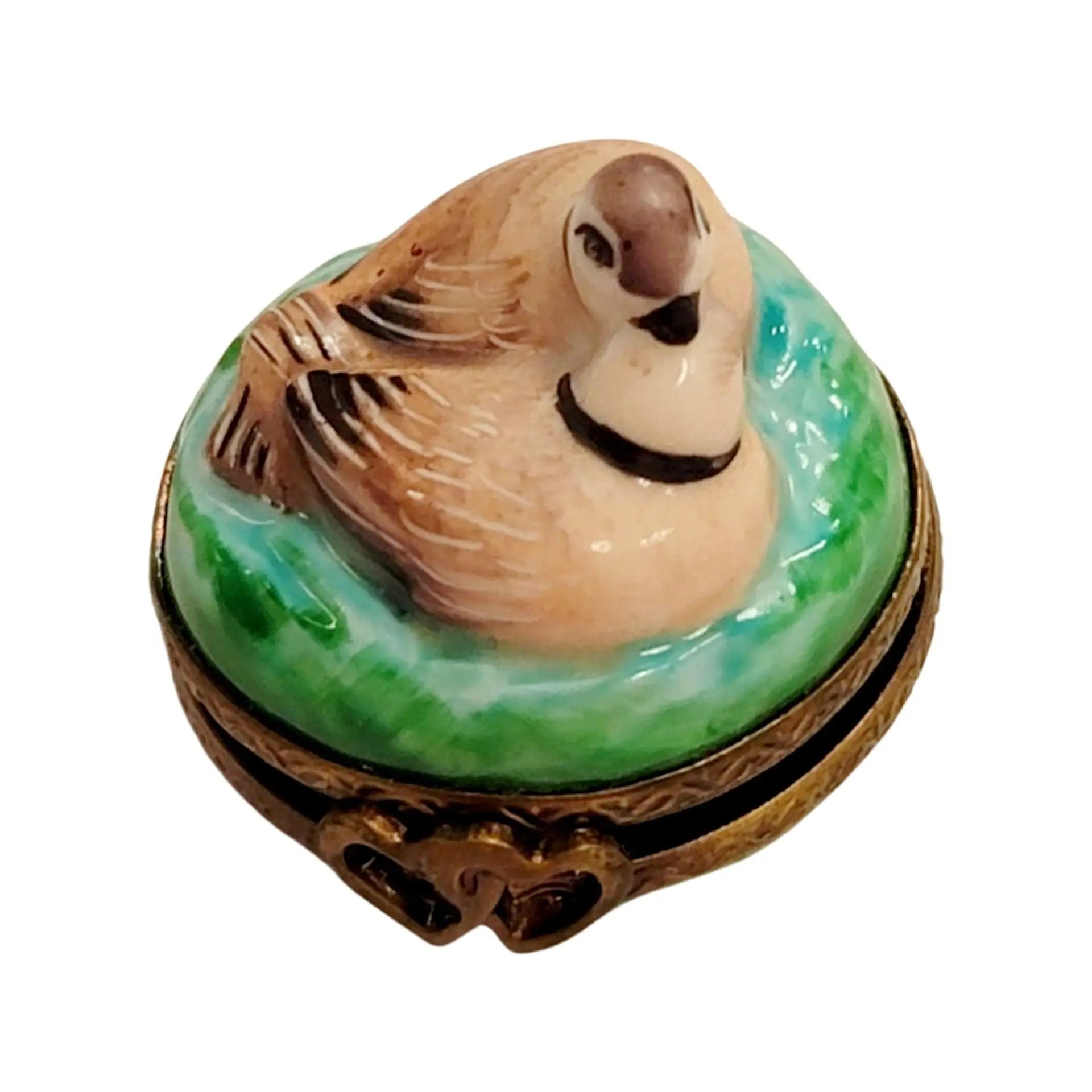Mini Doves Limoges Box Porcelain Limoges birds LIMOGES BOXES French Trinket Box