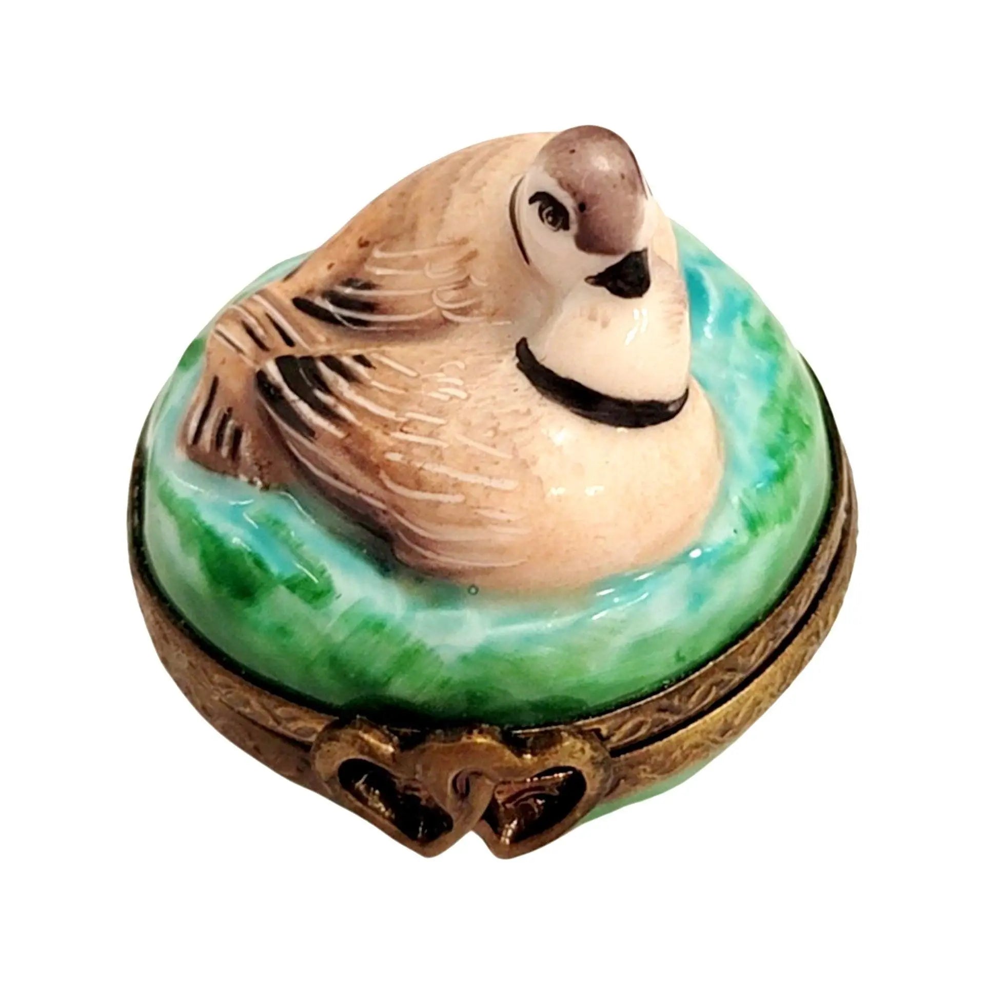 Mini Doves Limoges Box Porcelain Limoges birds LIMOGES BOXES French Trinket Box