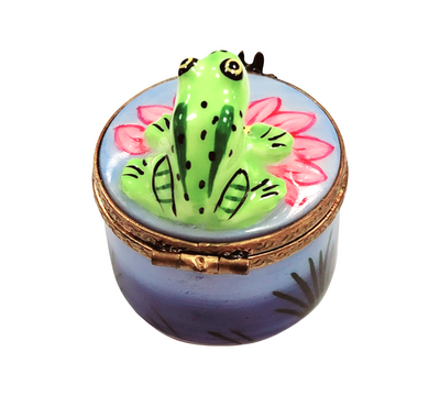 Mini Frog Limoges Box Porcelain Limoges frog LIMOGES BOXES turtle French Trinket Box