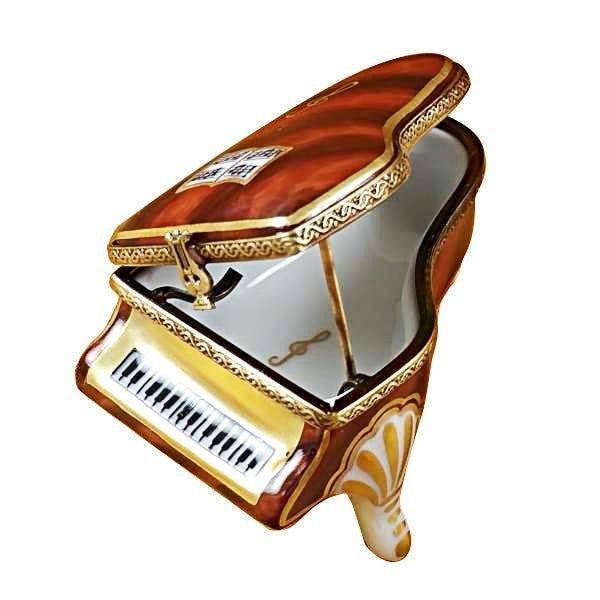 Mini Piano Porcelain Limoges music French Trinket Box