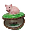 Mini Pig Limoges Box Treasure Porcelain Limoges farm LIMOGES BOXES French Trinket Box
