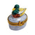 Miniature Duck Limoges Box Porcelain Limoges bird limoges boxes French Trinket Box