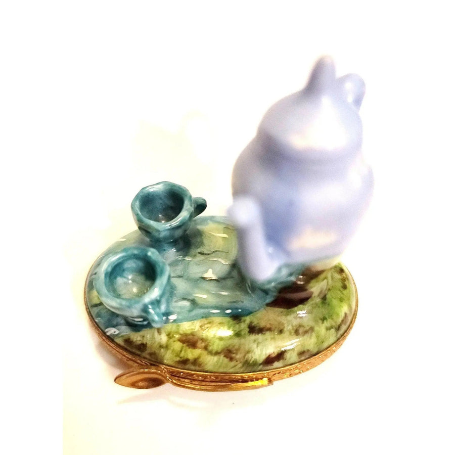 Monet Giverny Teapot Set Porcelain Limoges China Fine Art French Trinket Box