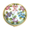 Monet Inspired Flowers Clock Pocket Watch Porcelain Limoges professional home French Trinket Box