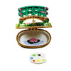 Monet Water Lily Bridge - Removable Palette Porcelain Limoges art French Trinket Box