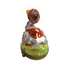 Mother Goose Porcelain Figurine Porcelain Limoges Fairy farm French Trinket Box