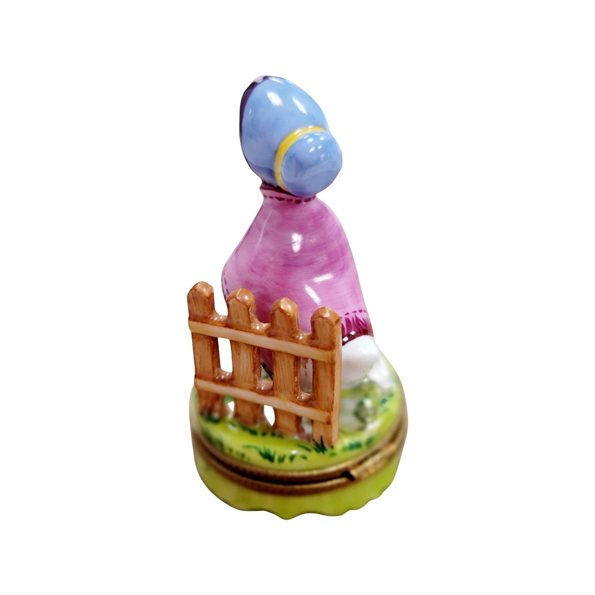 Mother Goose Porcelain Treasure Porcelain Limoges Fairy farm French Trinket Box