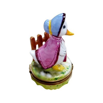 Mother Goose Porcelain Treasure Porcelain Limoges Fairy farm French Trinket Box