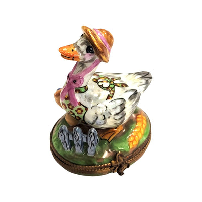 Mother Goose Porcelain Treasure Porcelain Limoges Fairy farm French Trinket Box