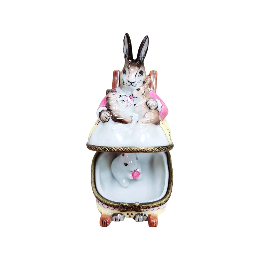 Mother Rabbit Rocker with Baby-mother rabbit baby maternity-CH2P371