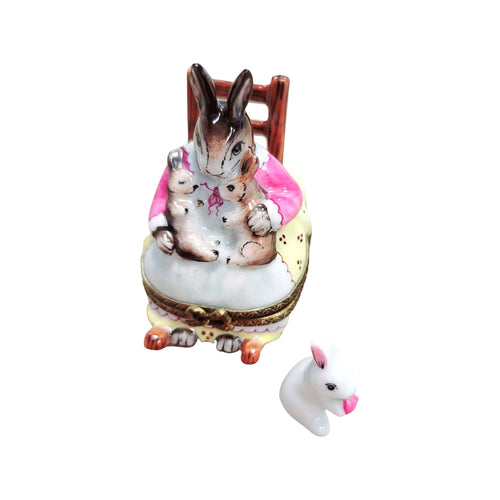Mother Rabbit Rocker with Baby-mother rabbit baby maternity-CH2P371
