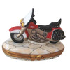 Motorcycle Porcelain Limoges vehicles French Trinket Box
