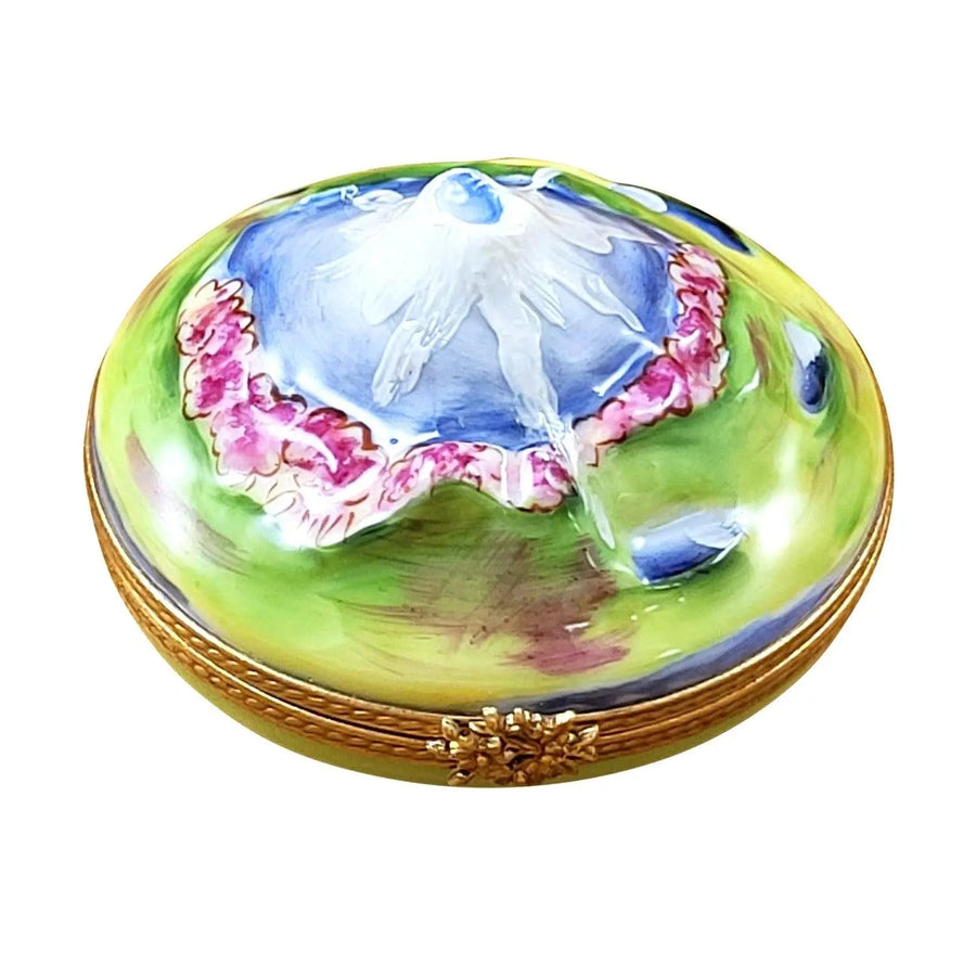 Mount Fuji Japan Porcelain Limoges Rochard Travel Monuments French Trinket Box