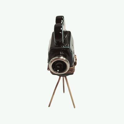 Movie Camera Limoges Box Porcelain Limoges LIMOGES BOXES fine art professional French Trinket Box