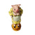 Ms Irish Mama Pig Figurine Porcelain Limoges patriotic farm Limoges Imports Limoges Boxes French Trinket Box