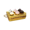 Muffin Tin w 6 Cup Cakes Porcelain Limoges Dessert French Trinket Box