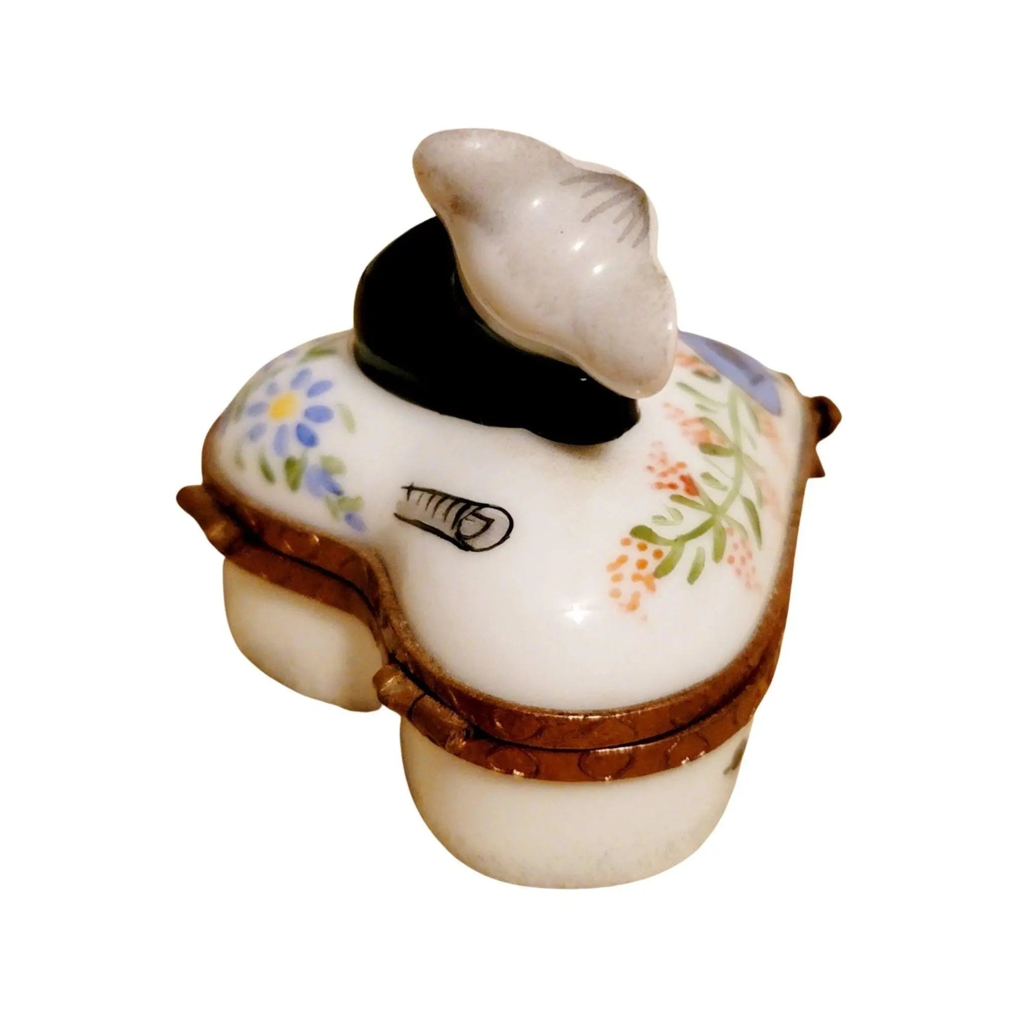 Musical Love Mouse Trinket Box Porcelain Limoges French Trinket Box