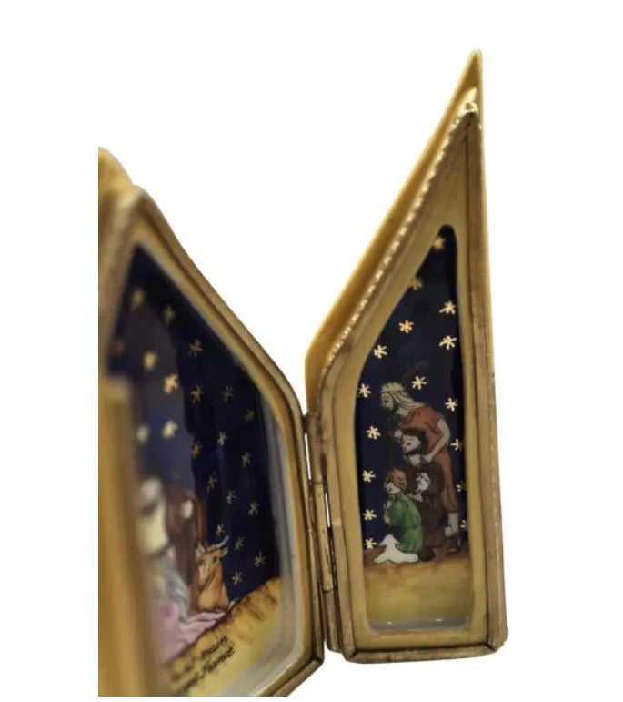 TRIPTYCH - NATIVITY - Limoges Box