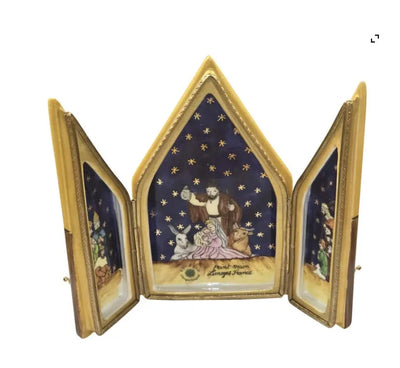 TRIPTYCH - NATIVITY - Limoges Box