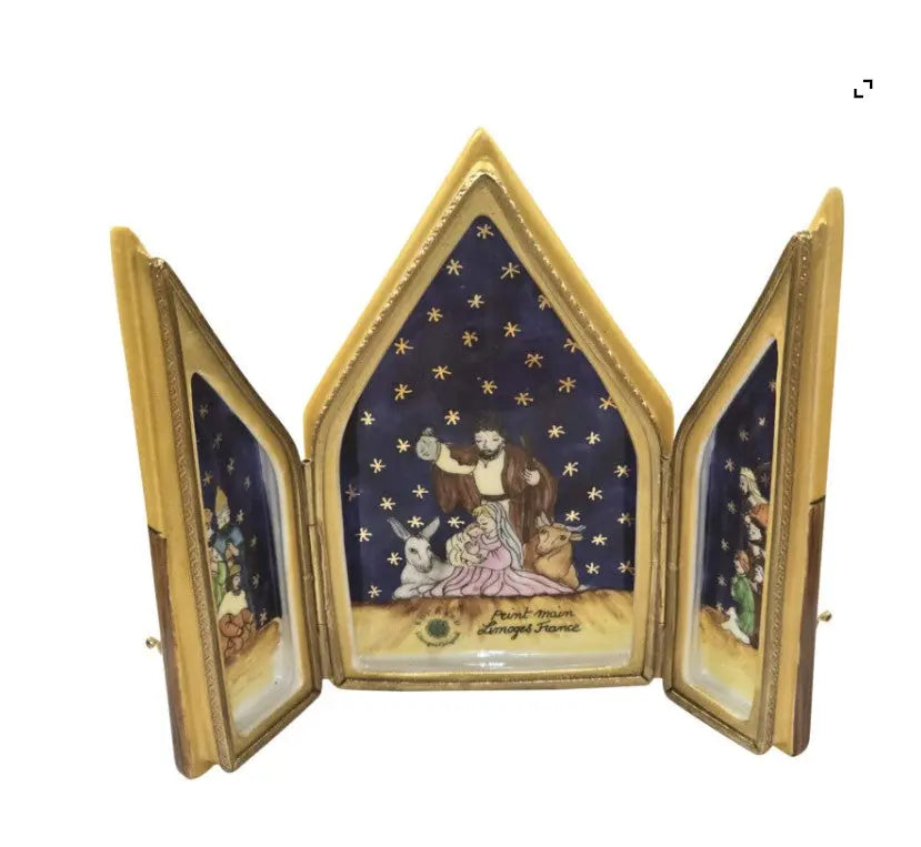 TRIPTYCH - NATIVITY - Limoges Box