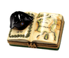Napoleon Military Hat Limoges Box Porcelain Limoges Limoges Boxes France French hat French Trinket Box