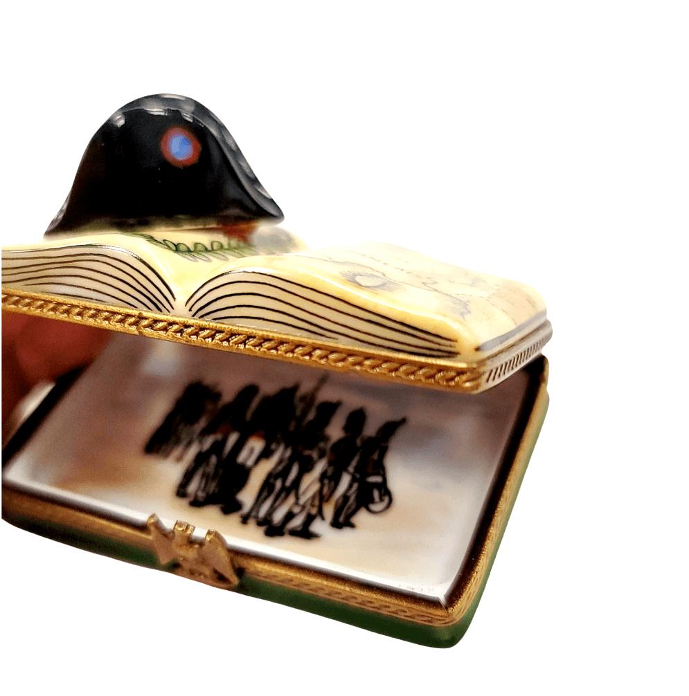 Napoleon Military Hat Limoges Box Porcelain Limoges Limoges Boxes France French hat French Trinket Box