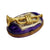 New Orleans Jazz Trumpet Figurine Porcelain Limoges Music LIMOGES BOXES French Trinket Box