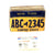 New York License Plate with Driver's License Porcelain Limoges United States Vehicle French Trinket Box