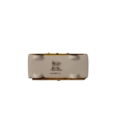 New York Taxi Porcelain Limoges vehicle French Trinket Box