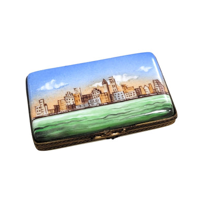 New York to Paris Limoges Box Porcelain Limoges special France French Trinket Box