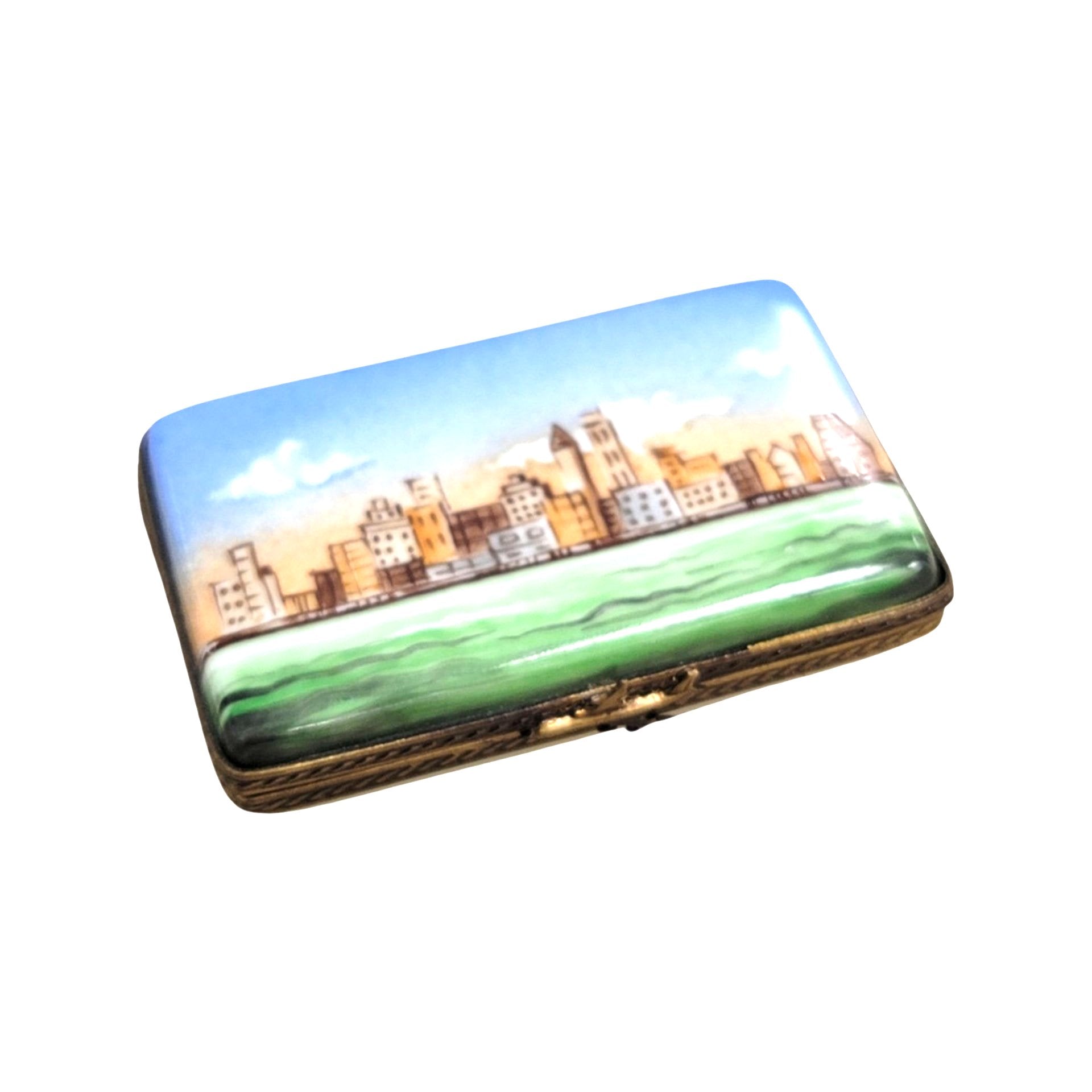 New York to Paris Limoges Box Porcelain Limoges special France French Trinket Box