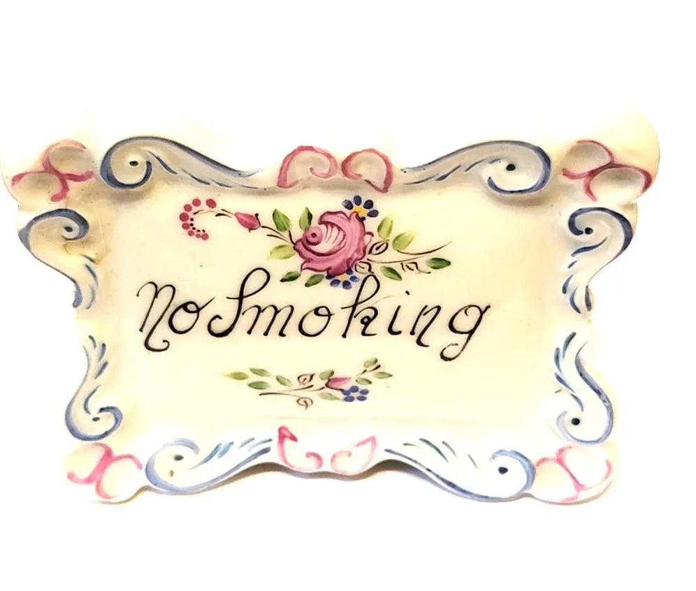 No Smoking Limoges Box Figurine Porcelain Limoges home French Trinket Box