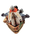 Noahs Ark Limoges Box Porcelain Figurine-Religion Christian-CH3S286I