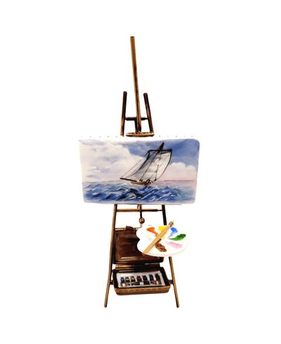 Ocean Scene Artistry Limoges Box Porcelain Limoges art painting French Trinket Box