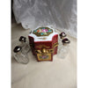 Octagonal Perfume Trinket Box Porcelain Limoges Perfume French Trinket Box