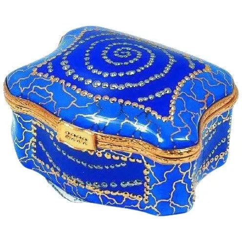 Odd Shape: New Millennium Porcelain Limoges traditional French Trinket Box
