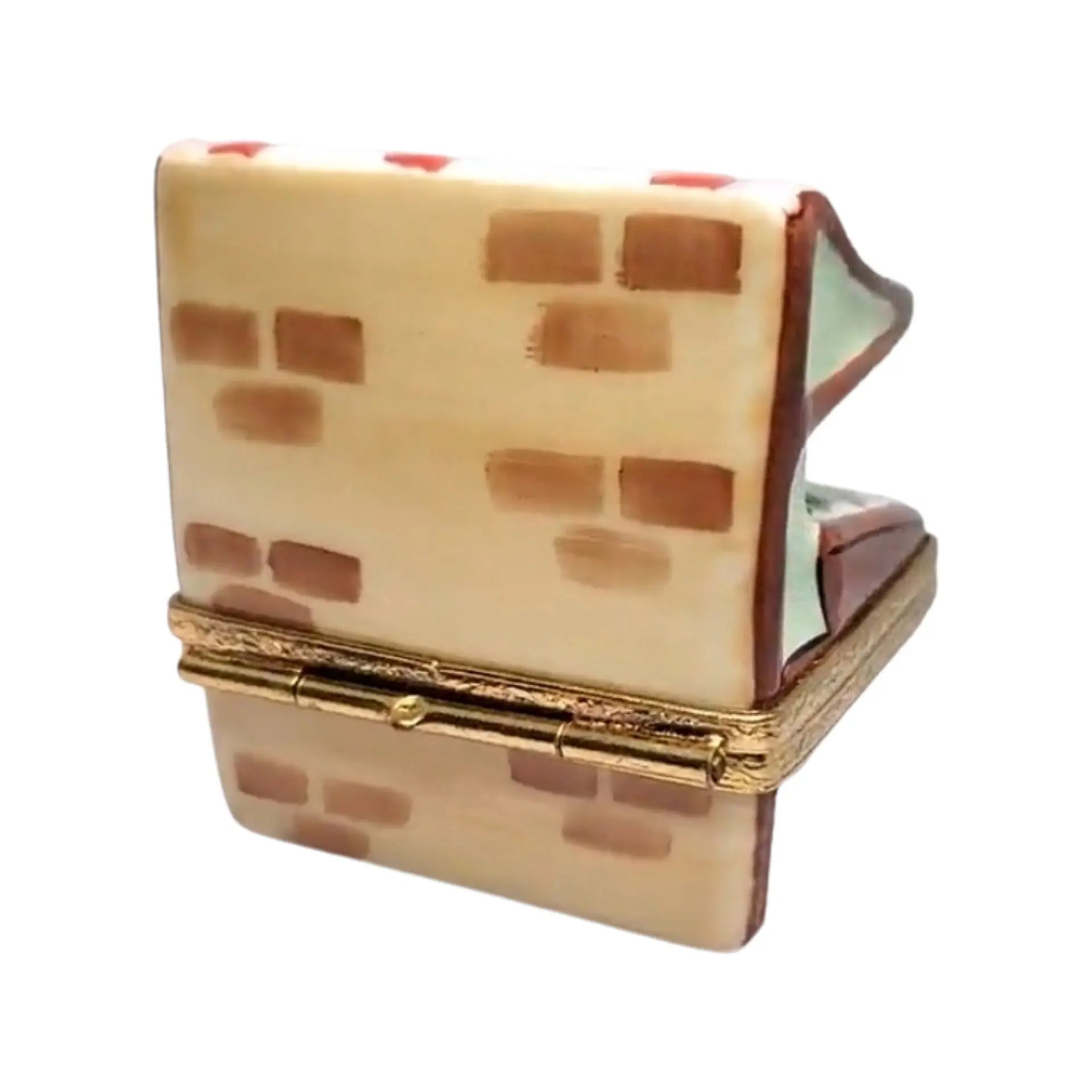 Odettes Florist Garden Porcelain Limoges Garden flowers French Trinket Box