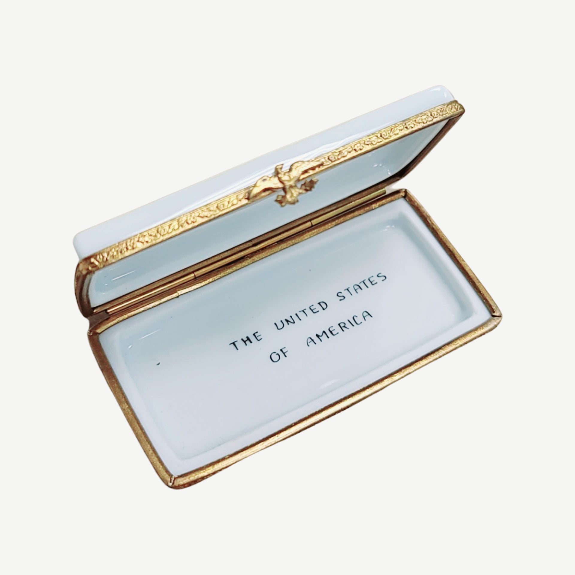 One Dollar Bill Limoges Box Porcelain Limoges united states professional French Trinket Box