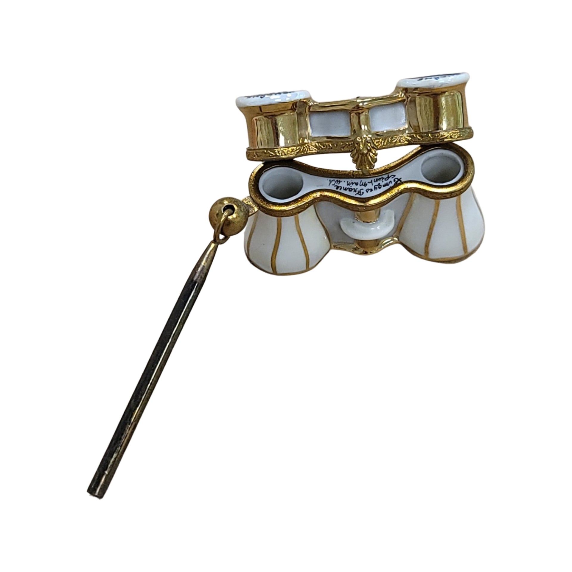 Limoges Opera Glass Masterpiece Porcelain Limoges Fine Art World Travel Music French Trinket Box