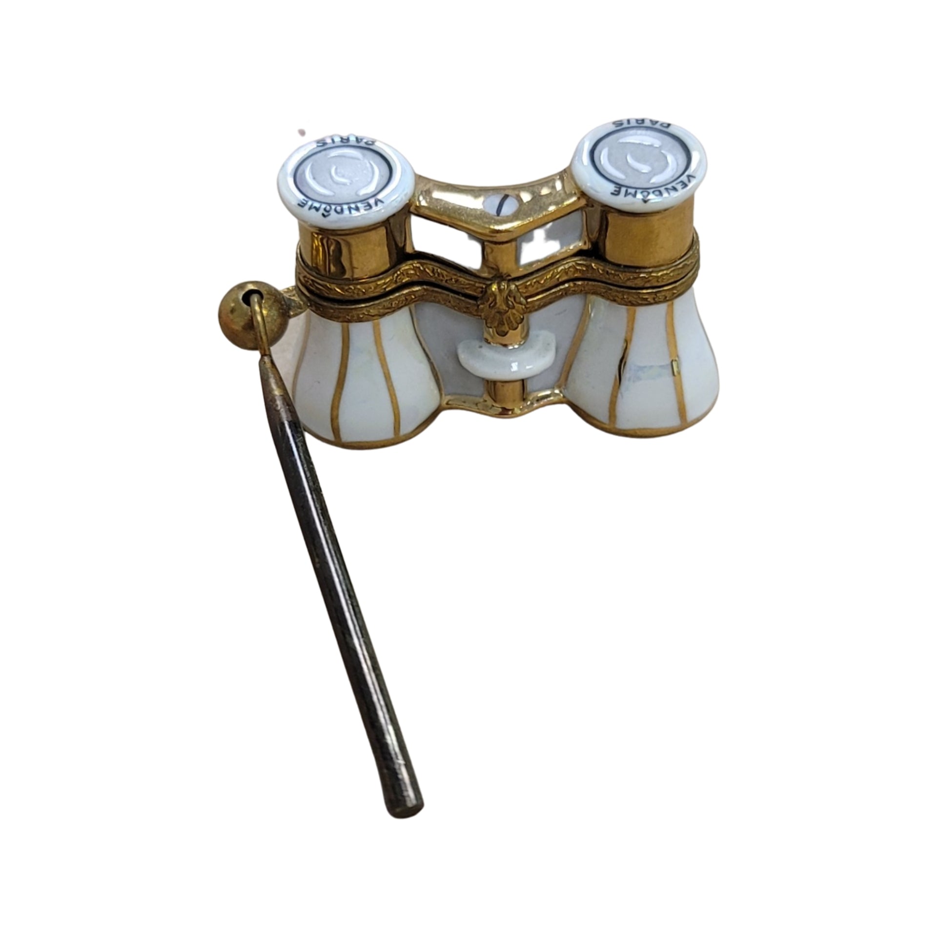 Limoges Opera Glass Masterpiece Porcelain Limoges Fine Art World Travel Music French Trinket Box