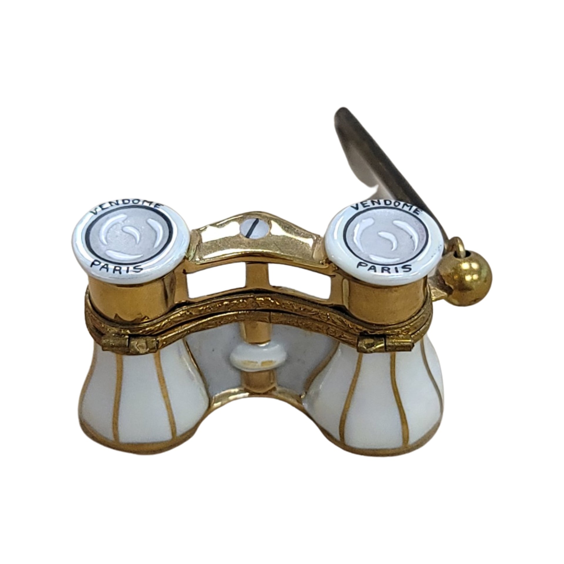 Limoges Opera Glass Masterpiece Porcelain Limoges Fine Art World Travel Music French Trinket Box