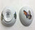 Orange Yellow Butterfly Figurine Porcelain Limoges Butterfly Egg French Trinket Box