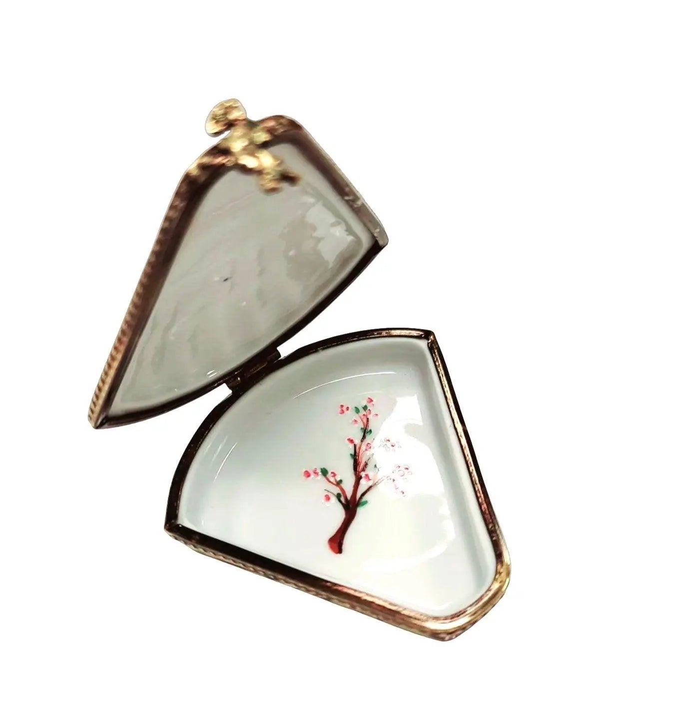 Oriental Fan Limoges Box Porcelain Limoges women fashion travel LIMOGES BOXES French Trinket Box