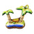 Palm Tree with Hammock Porcelain Limoges ocean beach travel French Trinket Box