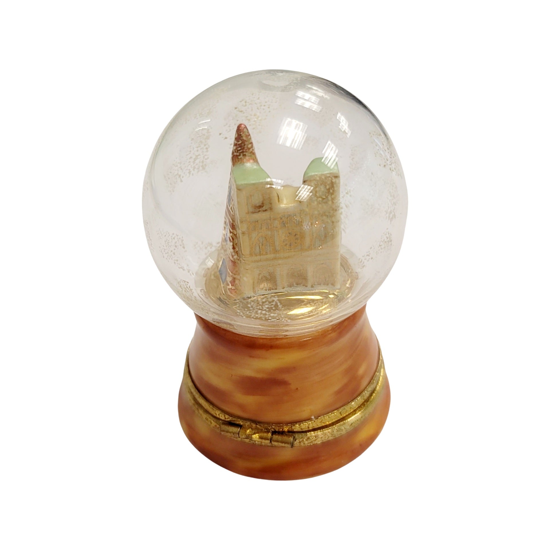 Paris 2000 Globe with Eiffel Tower Porcelain Limoges France Paris monuments Limoges Box Travel French Trinket Box