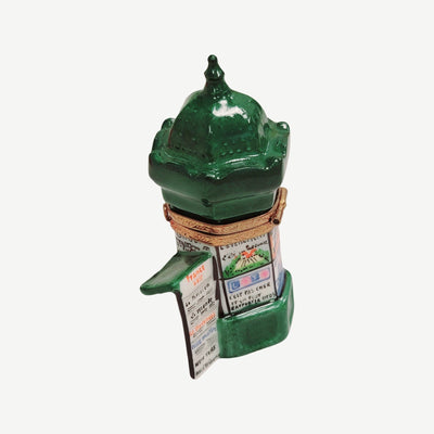 Paris Kiosk Limoges Box Porcelain Limoges France Paris monuments Limoges Box French Trinket Box