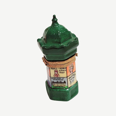 Paris Kiosk Limoges Box Porcelain Limoges France Paris monuments Limoges Box French Trinket Box