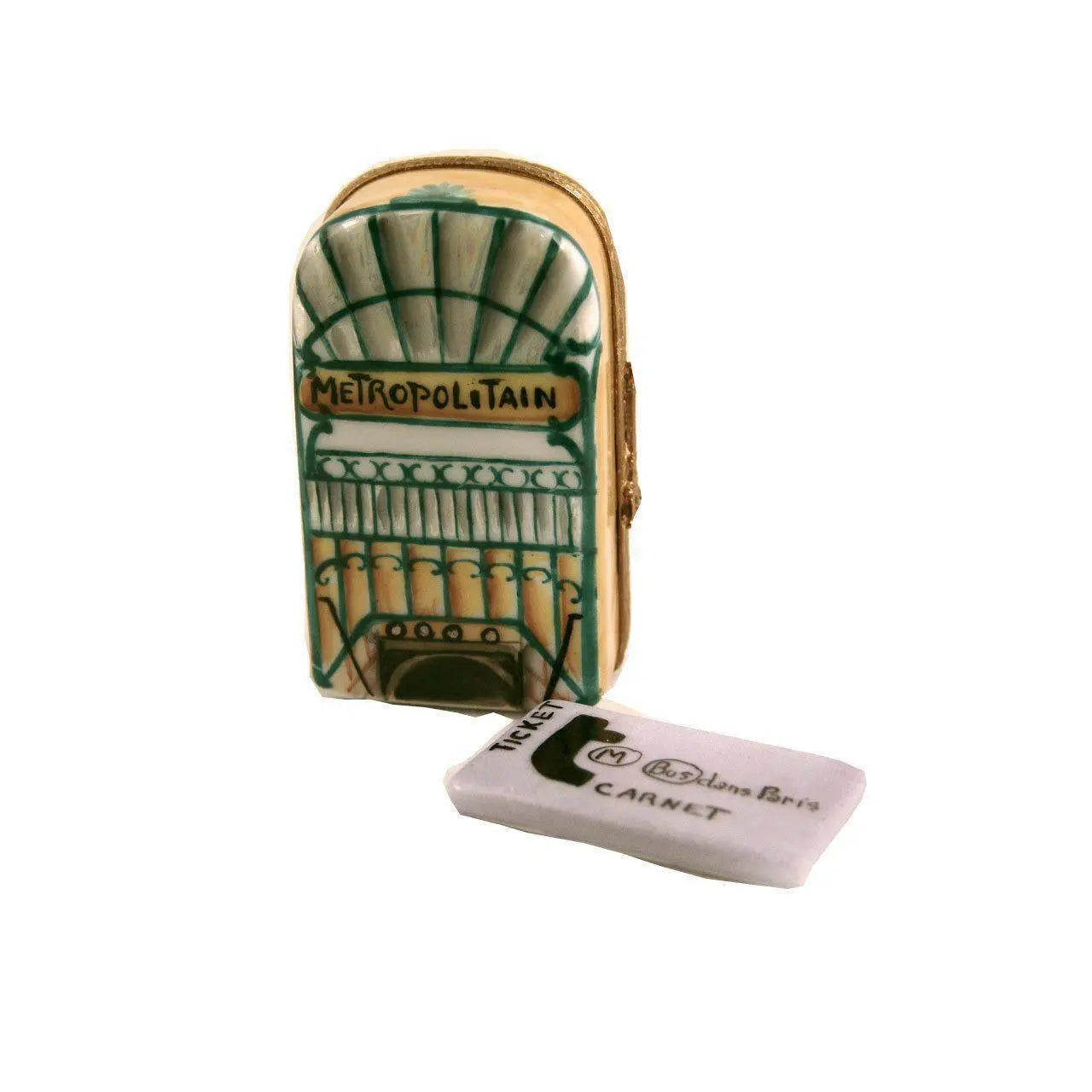 Paris Subway Entrance Porcelain Limoges paris france French Trinket Box