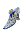 Parisian Elegance Shoe Box Porcelain Limoges shoe figurine LIMOGES BOXES French Trinket Box