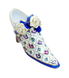 Parisian Elegance Shoe Box Porcelain Limoges shoe figurine LIMOGES BOXES French Trinket Box